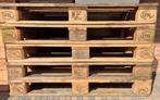 Europallets 5 stuks, Ophalen, Gebruikt, Overige houtsoorten, Pallet
