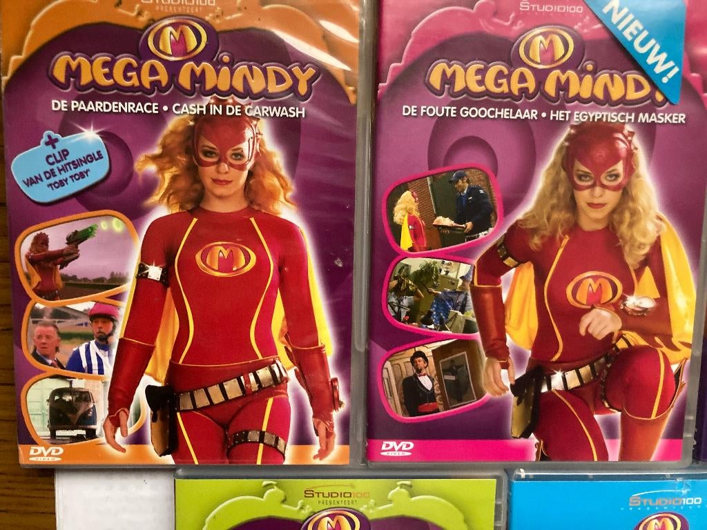 TK Mega Mindy Kabouter Plop en Piet Piraat DVD' s Zie Lijst, Avontuur, Gebruikt, Alle leeftijden, Ophalen of Verzenden