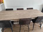Massieve klooster eettafel 240x100 cm - Echt hout, 100 tot 150 cm, Kloosterstijl, 200 cm of meer, Ophalen of Verzenden