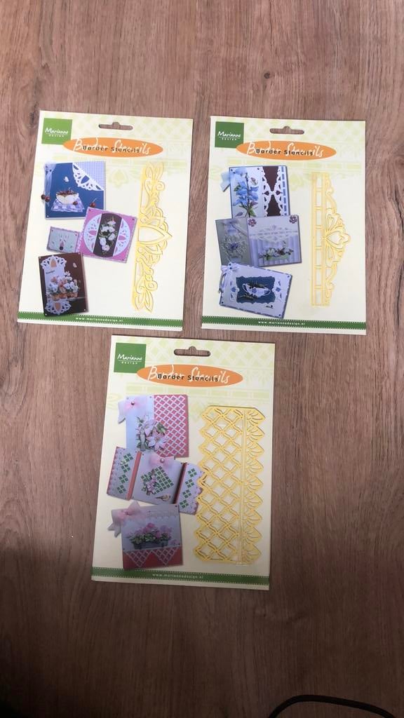 Stencils Marianne Design, Ophalen of Verzenden, Zo goed als nieuw, Overige thema's, Pons of Mal