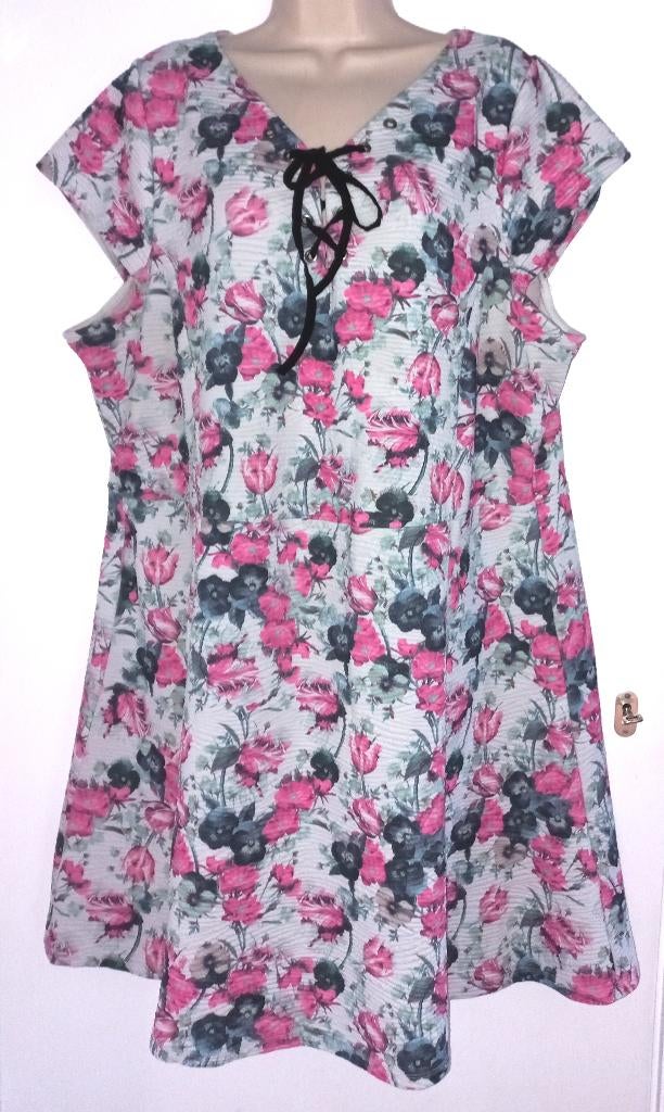 MS Mode jurk maat 48, Ophalen of Verzenden, Zo goed als nieuw, Overige kleuren, Jurk