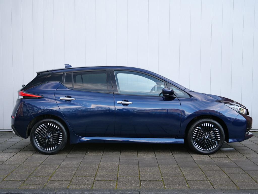 Nissan Leaf N-Connecta 39 kWh 150 Pk Automaat Navi / DAB / A, Auto's, Nissan, Stof, Gebruikt, Zwart, 150 pk