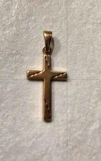 Gouden 14 Karaat Hanger - Bewerkt Massief Kruisje, Ophalen, Gebruikt, Kruis of Symbool, Goud