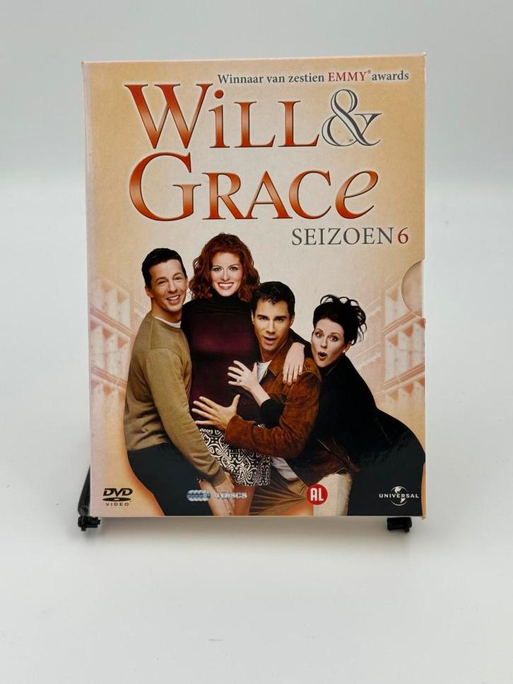 Will &grace - seizoen 6 - dvd - in goede staat, Cd's en Dvd's, Dvd's | Tv en Series, Zo goed als nieuw, Komedie, Alle leeftijden