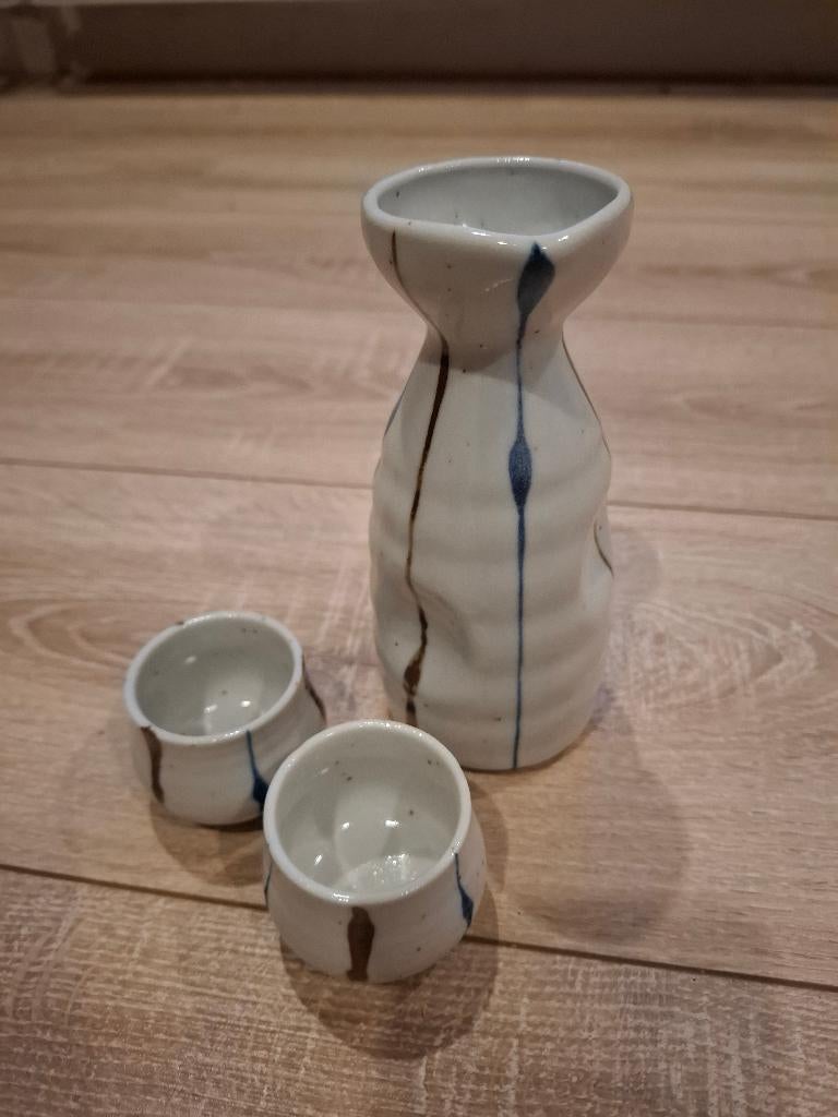 Sake set; handgemaakt, Ophalen, Keramiek, Overige typen, Zo goed als nieuw