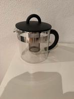 Glazen theepot met zeef voor losse thee, Ophalen, Zo goed als nieuw