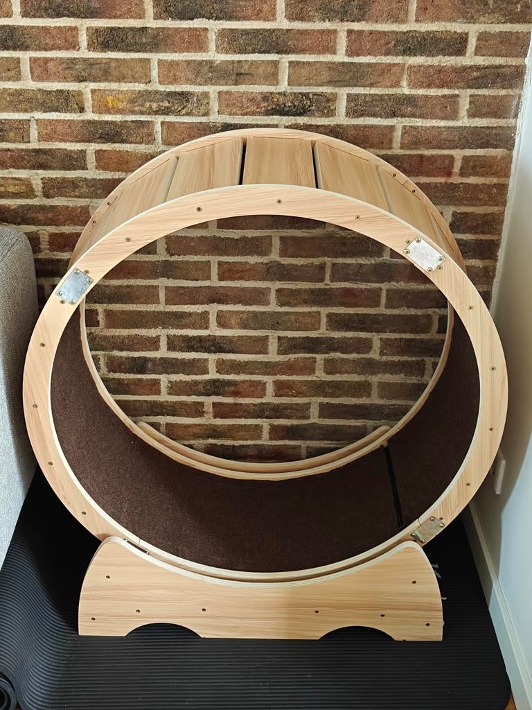 Kattenloopwiel voor kittens, Dieren en Toebehoren, Kattenspeelgoed, Gebruikt, Overig speelgoed, Ophalen