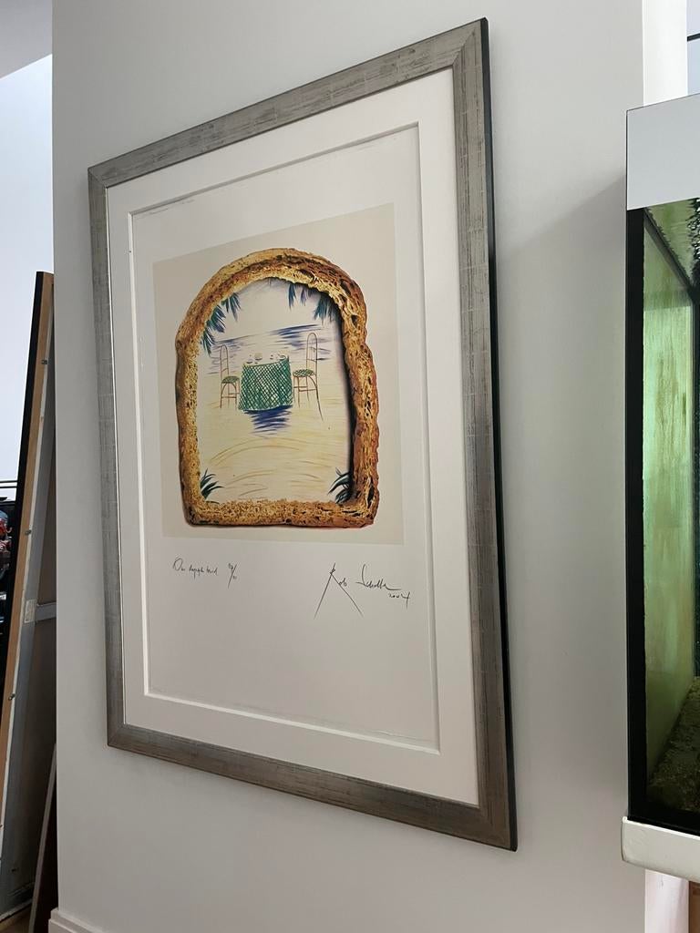 Litho Rob Scholte ons dagelijks brood, Antiek en Kunst, Ophalen of Verzenden