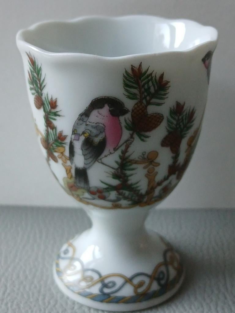 Hutschenreuther eierdopje, December Ole Winther., Ophalen of Verzenden