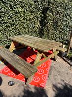 Gratis picknicktafel hout - 150x170 cm, Ophalen of Verzenden, Gebruikt, Rechthoekig, Hout