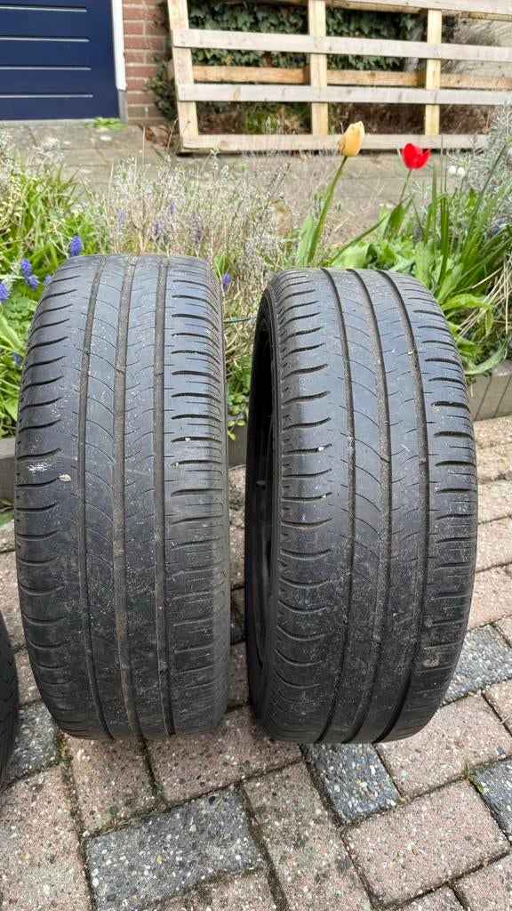 2 x 195 55 16 banden op stalen velg, Auto diversen, Ophalen