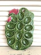 Vintage eierschaal groen glazuur aardewerk kip, Ophalen