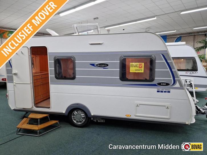 Caravelair Antares 420 Quatro 420 AMF 2013 Voortent,Mover, Caravans en Kamperen, Caravans, Bedrijf, tot en met 4, 750 - 1000 kg