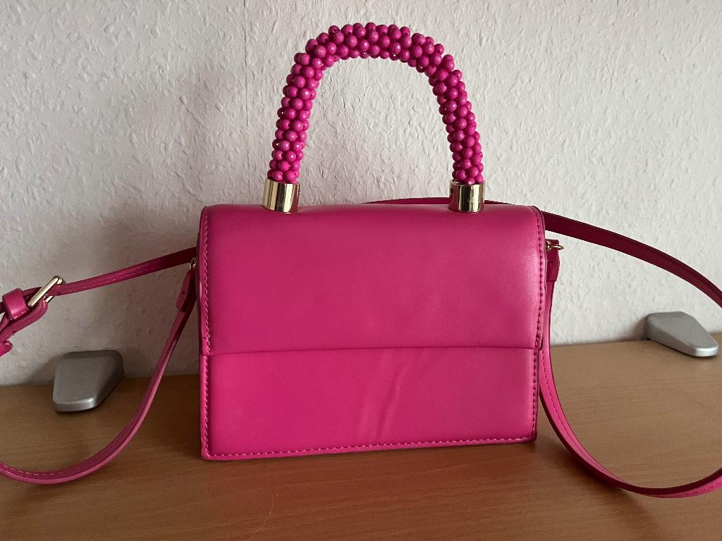 Handtasje, Ophalen of Verzenden, Gebruikt, Roze, Handtas