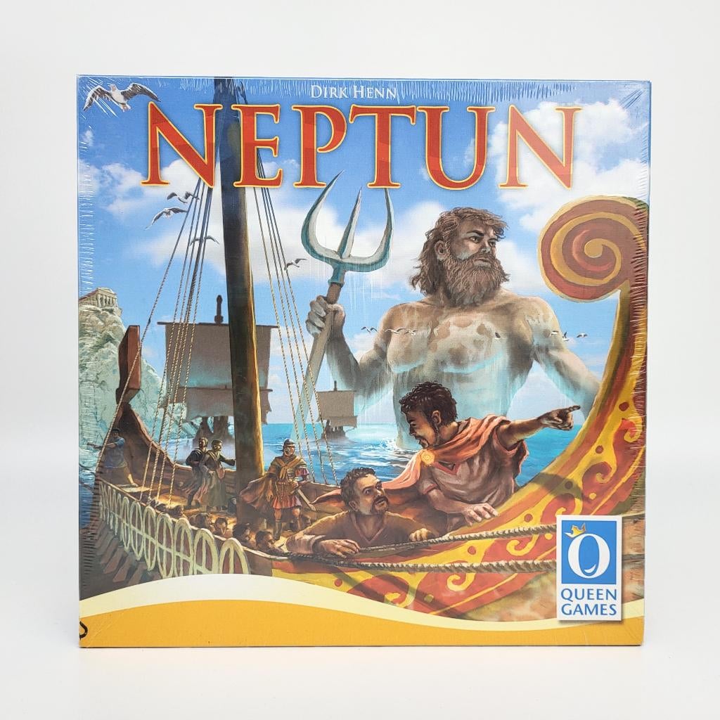 Neptun - Queen Games - Nieuw - met 3 uitbreidingen, Hobby en Vrije tijd, Gezelschapsspellen | Bordspellen, Nieuw, Drie of vier spelers