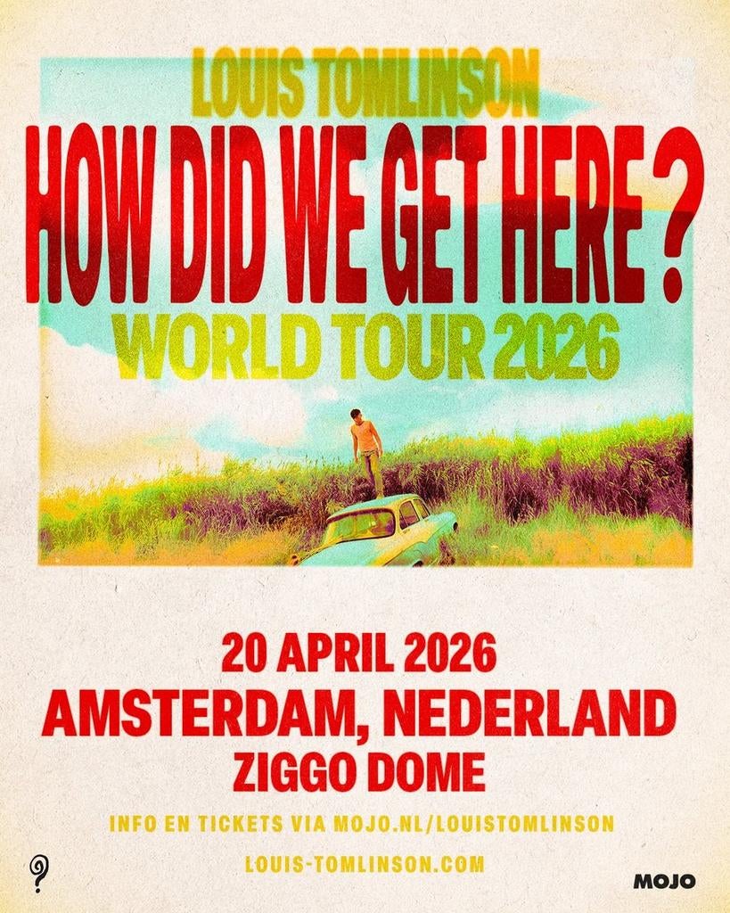 2 zitplekken Louis Tomlinson - 20 april - te koop, Twee personen, April