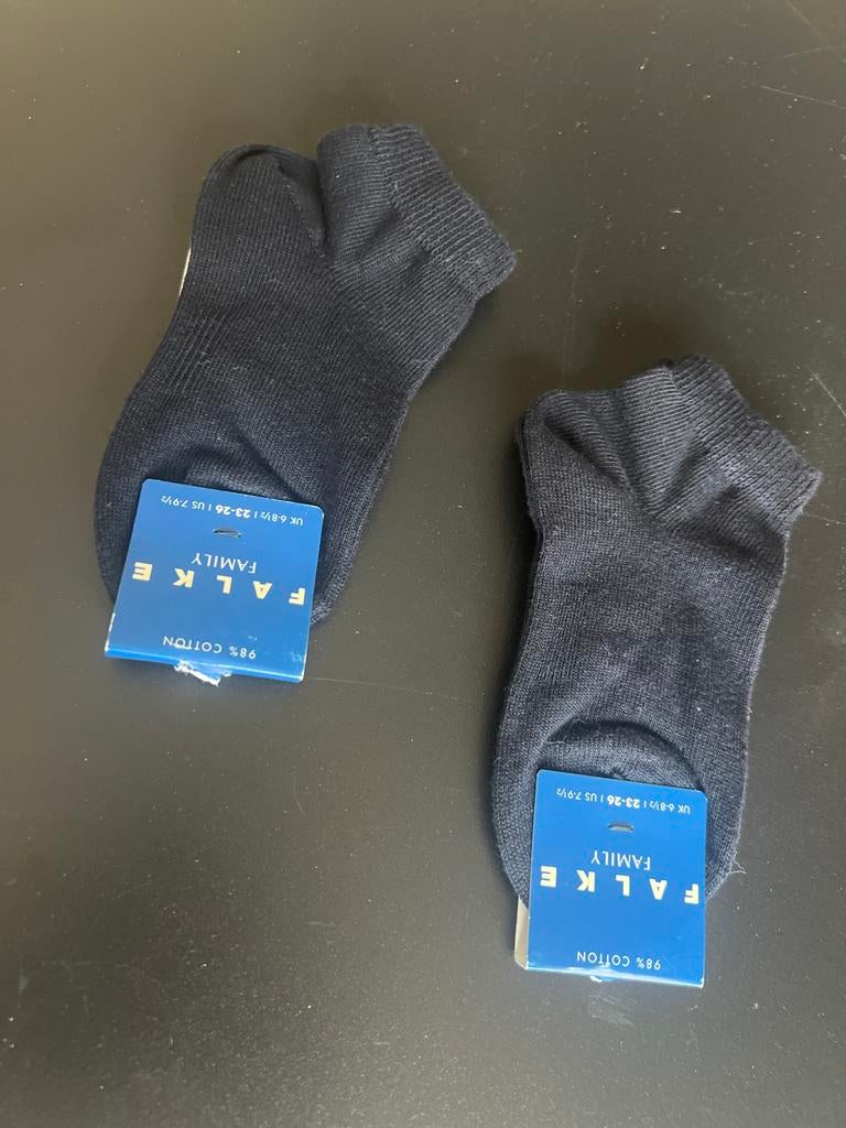 2 paar nieuwe Falke sokken - Blauw, Ophalen of Verzenden, Nieuw, Blauw, Sokken en Kniesokken