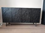 Woood gravure dressoir kast, Ophalen, 150 tot 200 cm, Zo goed als nieuw, 25 tot 50 cm