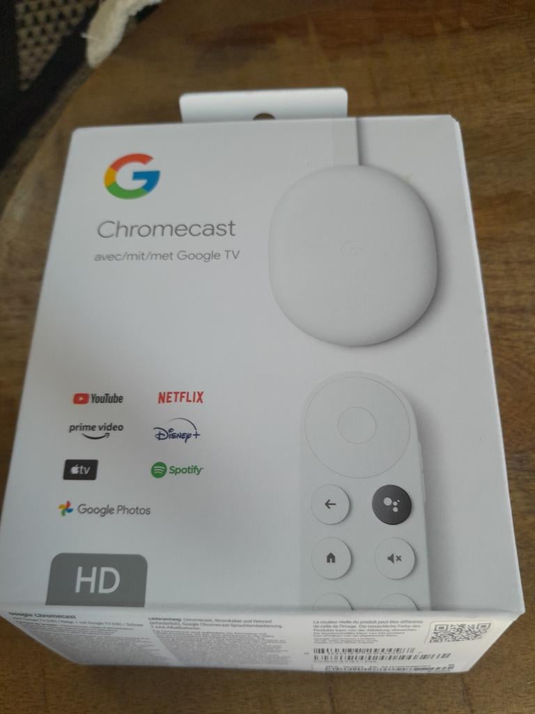 Google Chromecast HD., Ophalen of Verzenden, Zo goed als nieuw, HDMI, Zonder harde schijf