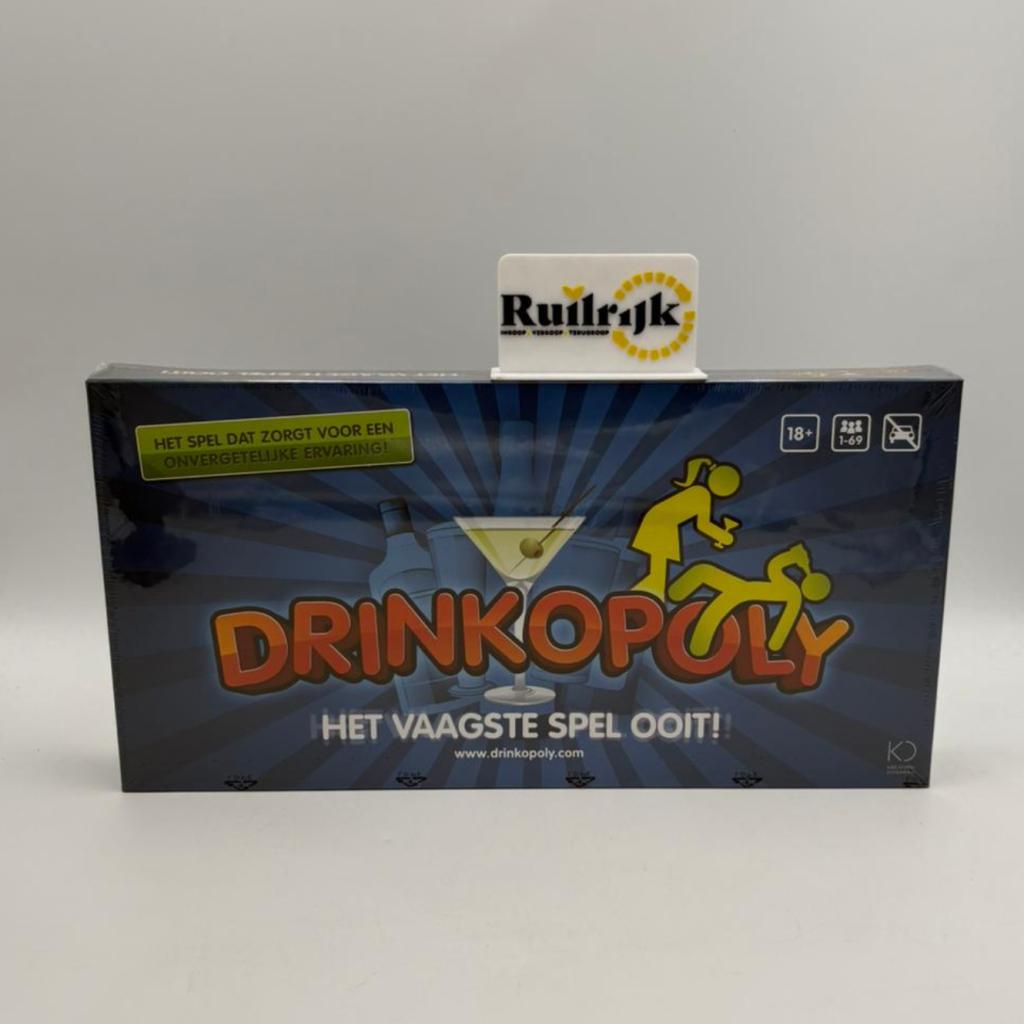 Drinkopoly Bordspel - Het vaagste spel ooit! Gesealed, Ruilrijk, Zo goed als nieuw, Info@ruilrijk.nl, Neerstraat 60, 6041 KD Roermond