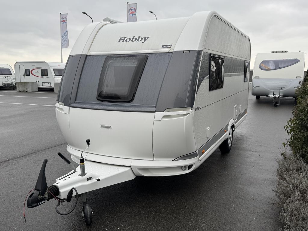 Hobby Ontour 460 DL Mover,luifel,enkel bed,220 cm breed, Dwarsbed, Standaardzit, Hobby, Bedrijf