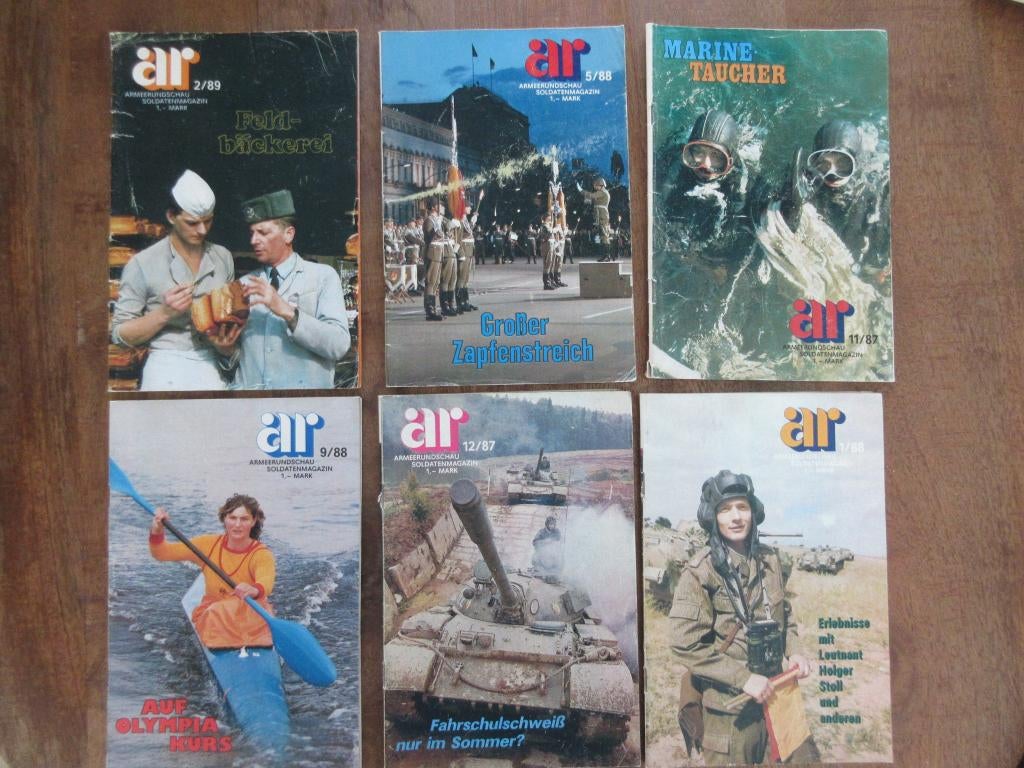 DDR NVA 12 x ARMEERUNDSCHAU Soldaten Magazin, Boeken, Ophalen of Verzenden, 1945 tot heden, Gelezen, Overige onderwerpen