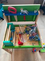Werkbankje hout compleet, Ophalen of Verzenden, Zo goed als nieuw