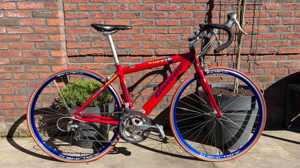 Gazelle Primavera dames racefiets, Ophalen, 28 inch, Gebruikt, Velgrem