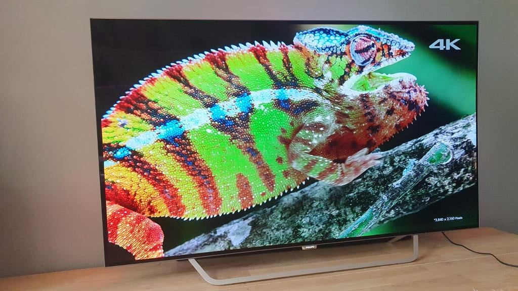 Philips 55POS9002/12 – 55inch 4K OLED Smart TV –100Hz, Ophalen, Philips, Gebruikt, 100 cm of meer