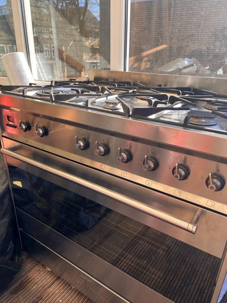 Smeg Fornuis - Zo goed als nieuw, goedkoop!, 60 cm of meer, Grill, Ophalen of Verzenden, Zo goed als nieuw