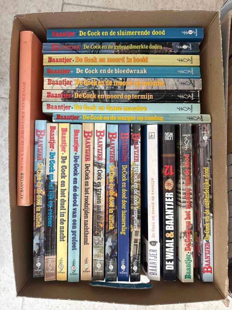Grote collectie Baantjer boeken - 60 stuks, Boeken, Detectives, Ophalen of Verzenden, Gelezen