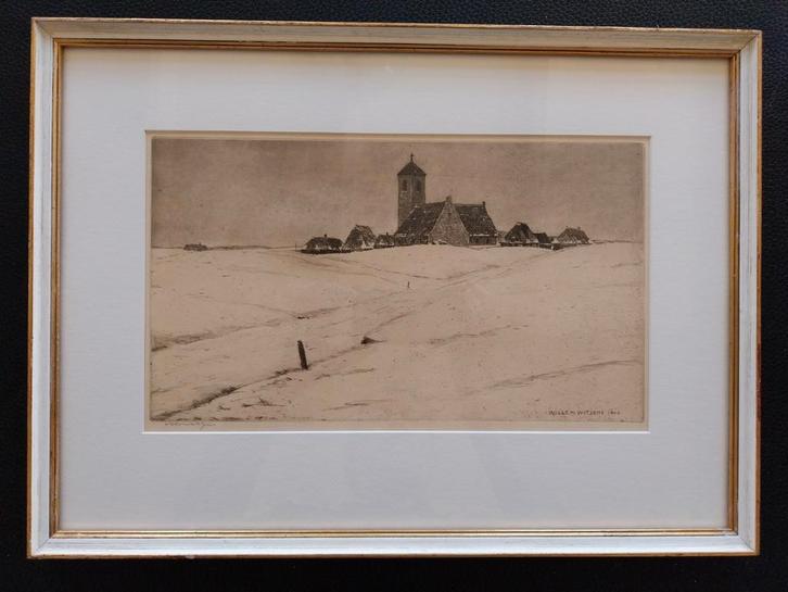 Willem witjens ets, Antiek en Kunst, Kunst | Etsen en Gravures, Ophalen of Verzenden