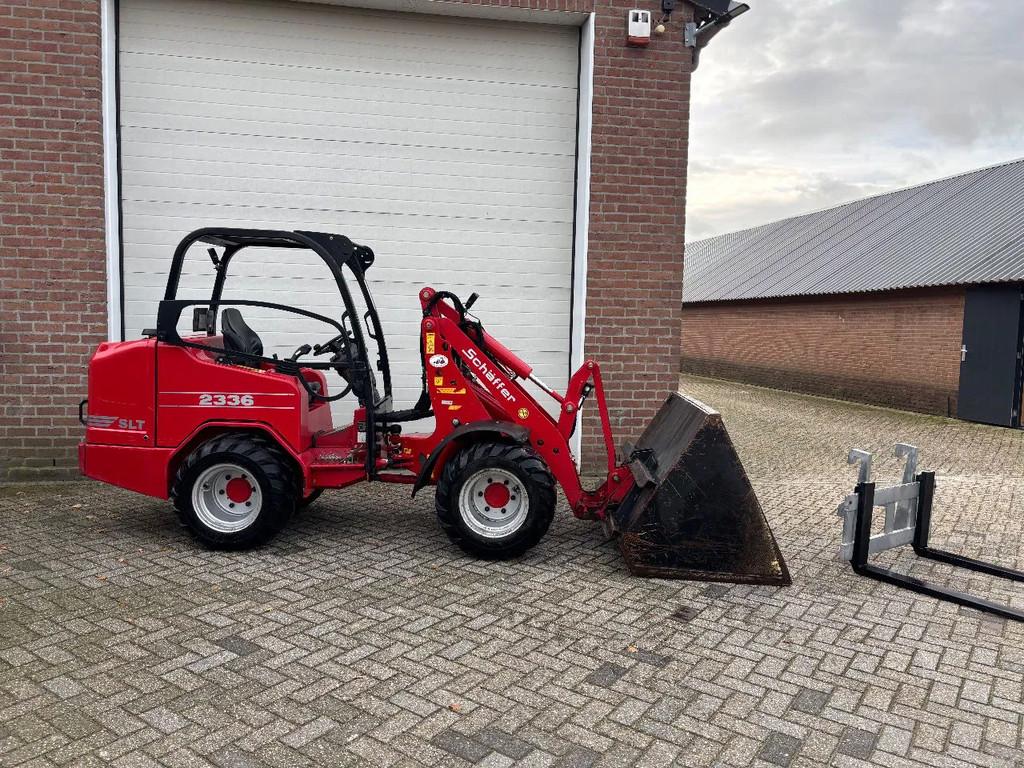 Schäffer 2336 SLT Kniklader shovel Top Staat! (bj 2018), Zakelijke goederen, Machines en Bouw | Kranen en Graafmachines, Wiellader of Shovel