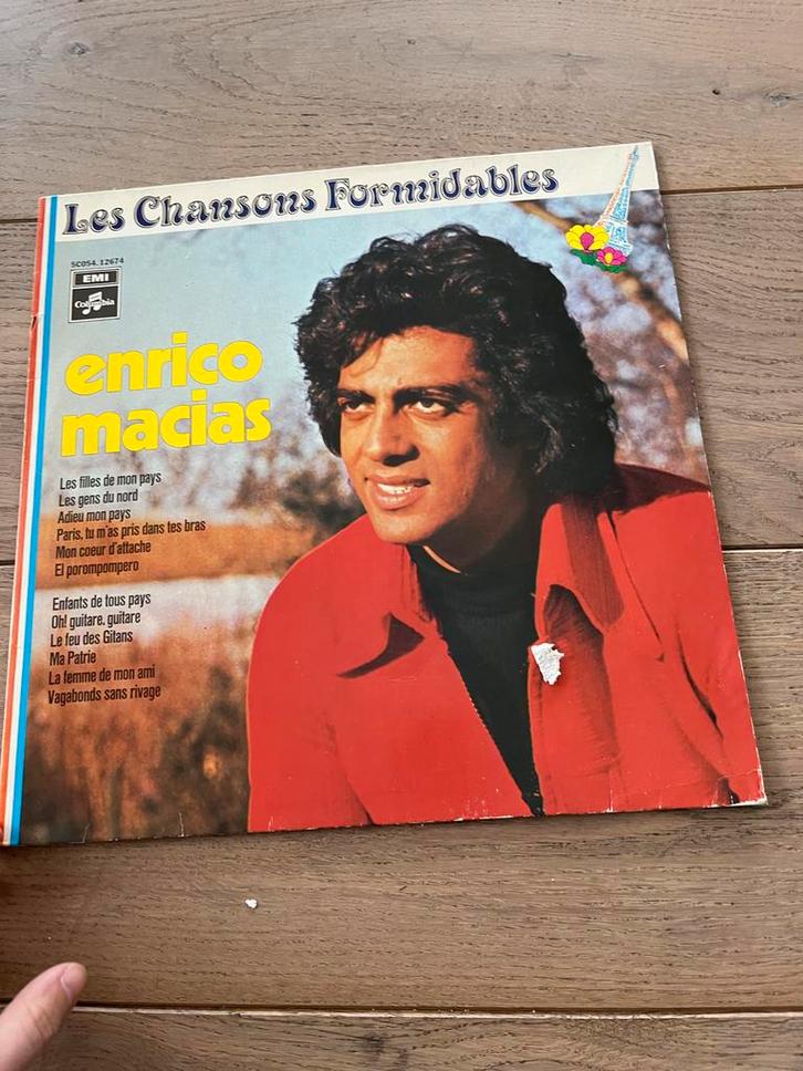Enrico Macias - Les Chansons Formidables LP Vinyl, Cd's en Dvd's, Cd's | Franstalig, Gebruikt, Ophalen of Verzenden