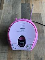 Lenco Roze Draagbare Stereo Radio CD Speler, Ophalen, Gebruikt, Overige merken, Draagbaar