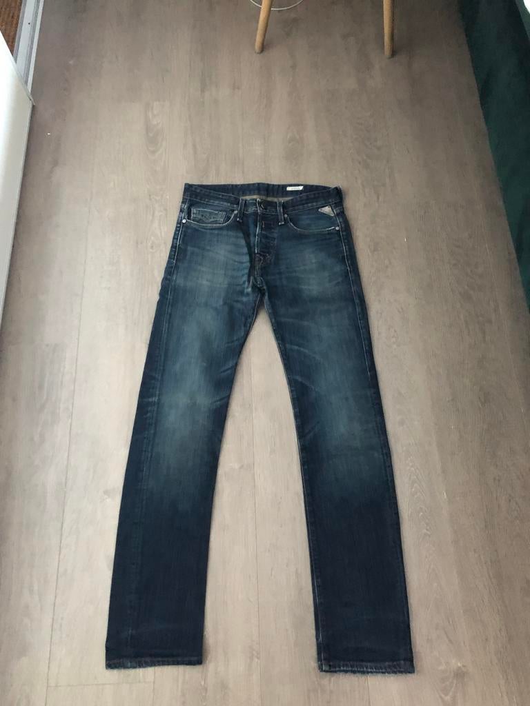 Replay broek, Ophalen, Gedragen, Blauw, W32 (confectie 46) of kleiner