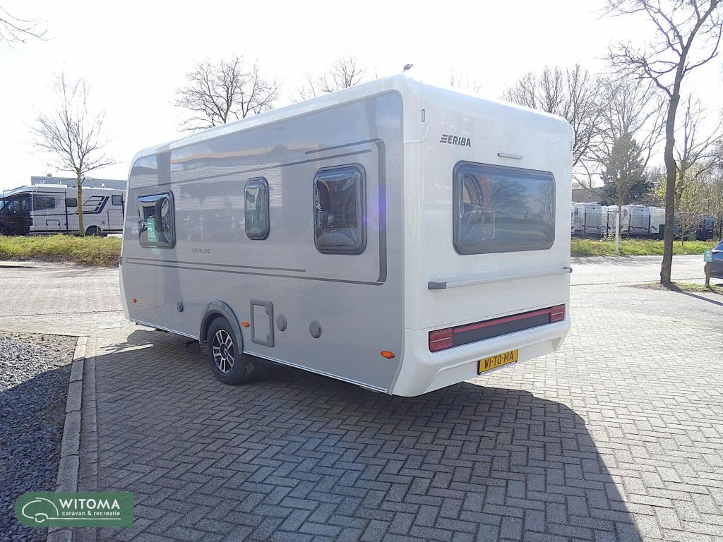 Eriba Novaline 470 Enkelbedden, Standaardzit, Bedrijf, Tot en met 3, Schokbreker