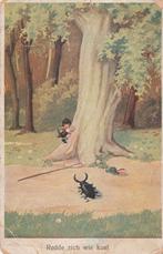 JONGEN KEVER UIT 1922 ZEGEL IS ERAF GEHAALD OUDE KAART Kl618, Ophalen of Verzenden, 1920 tot 1940, Gelopen, Overige thema's