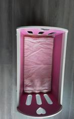 Poppenwiegje - Roze met witte stippen, Kinderen en Baby's, Speelgoed | Poppen, Ophalen of Verzenden, Gebruikt, Overige typen