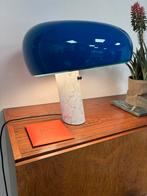 Flos Snoopy tafellamp Blauwe hoed & marmer voet LP 1.220,-, Info@micheldethouars.nl, Glas, Nieuw, Ophalen of Verzenden