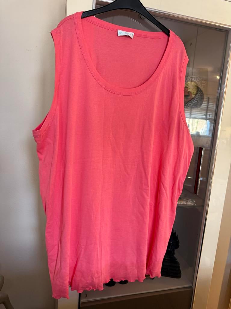 Ulla Popken Top Maat 54/56 Roze Zonder Mouw nieuw, Ophalen of Verzenden, Nieuw, Roze, Shirt of Top