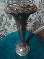 Vintage Engelse verzilverde rozensteker/ rozenbowl met rozen, Ophalen of Verzenden