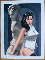 Liberatore - Pin up (set van 4, genummerd en gesigneerd), Ophalen of Verzenden, Overige figuren, Zo goed als nieuw, Plaatje, Poster of Sticker