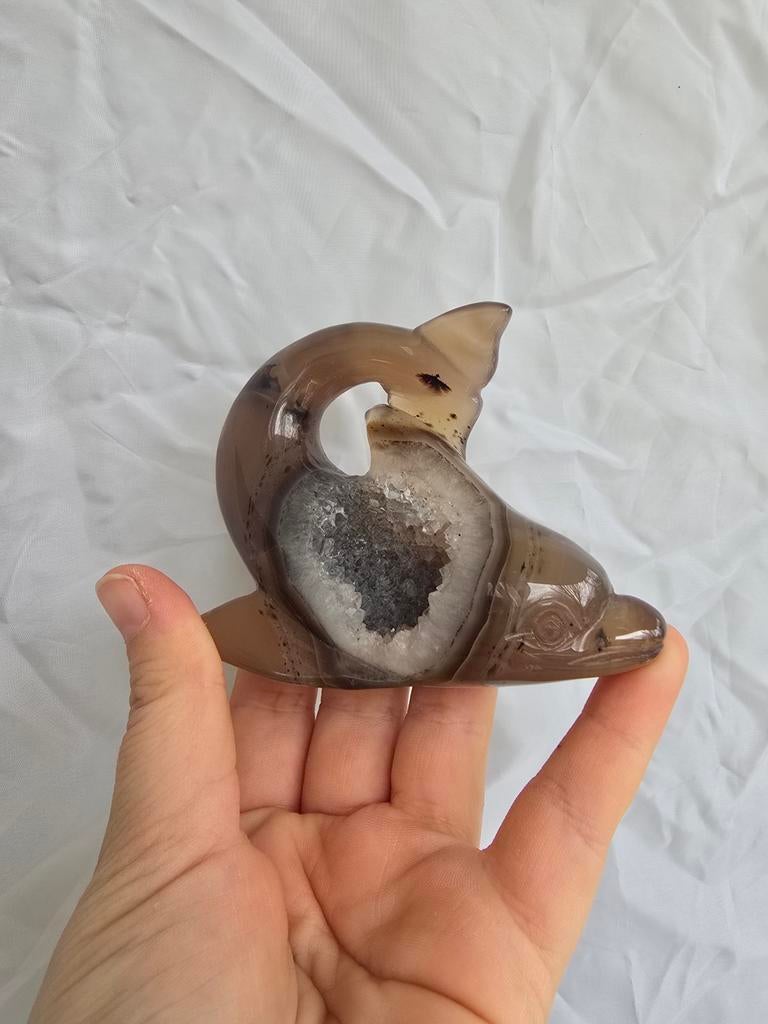Agaat carving dolfijn, Verzenden