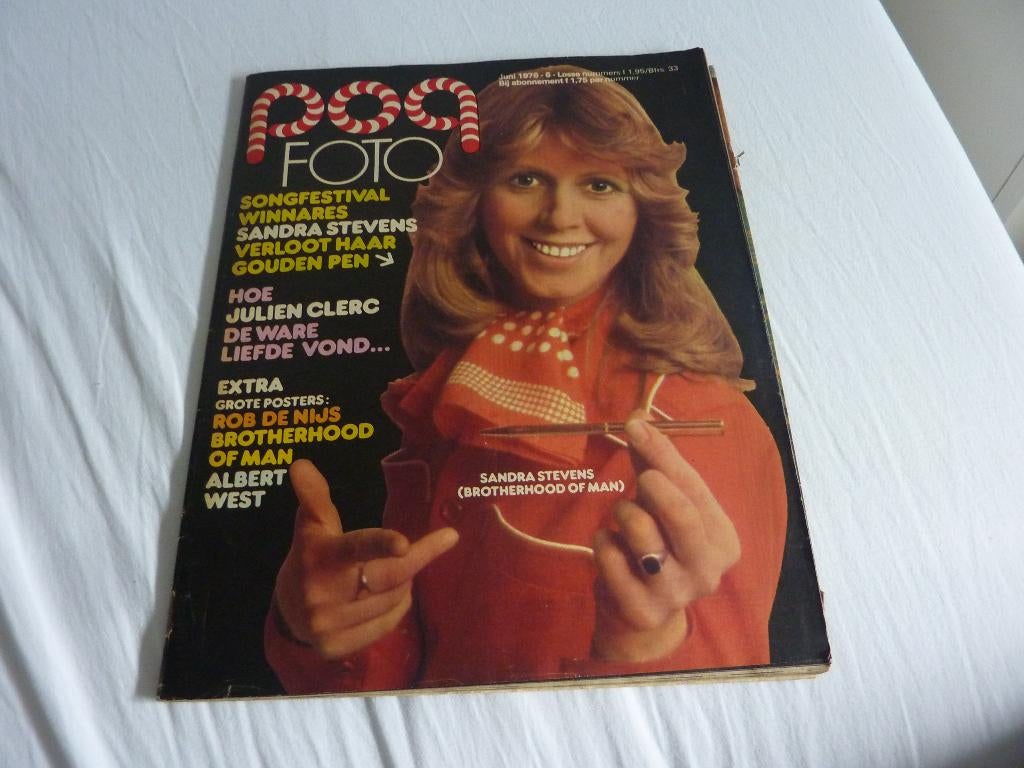 POPFOTO 1976-R DE NIJS-MUD-J CLERC-BROTHERHOOD OF MAN-DENVER, Verzamelen, Verzenden, 1960 tot 1980, Tijdschrift