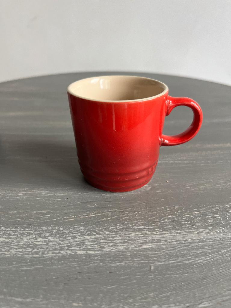le creuset kopje rood, Verzenden, Nieuw