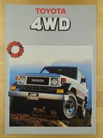 Toyota Landcruiser HiLux Tercel 4x4 Brochure 1986 – Hi-Lux, Toyota, Ophalen of Verzenden, Zo goed als nieuw, Toyota