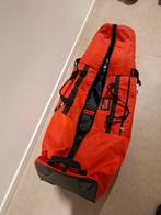 Rode reistas golf bag op 4 wieltjes, Ophalen