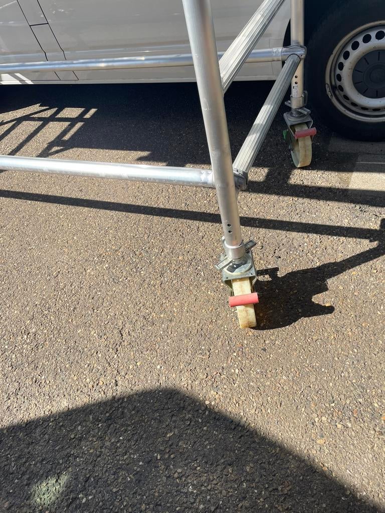 Rolsteiger 90x250 wh. 6,2 meter, Ophalen, Zo goed als nieuw, Rolsteiger of Kamersteiger, 5 meter of hoger