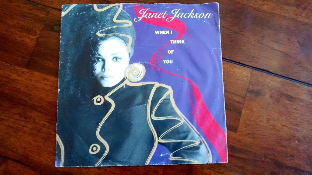 Single - Janet Jackson - When I think of you, Ophalen of Verzenden, Zo goed als nieuw, Dance, Single